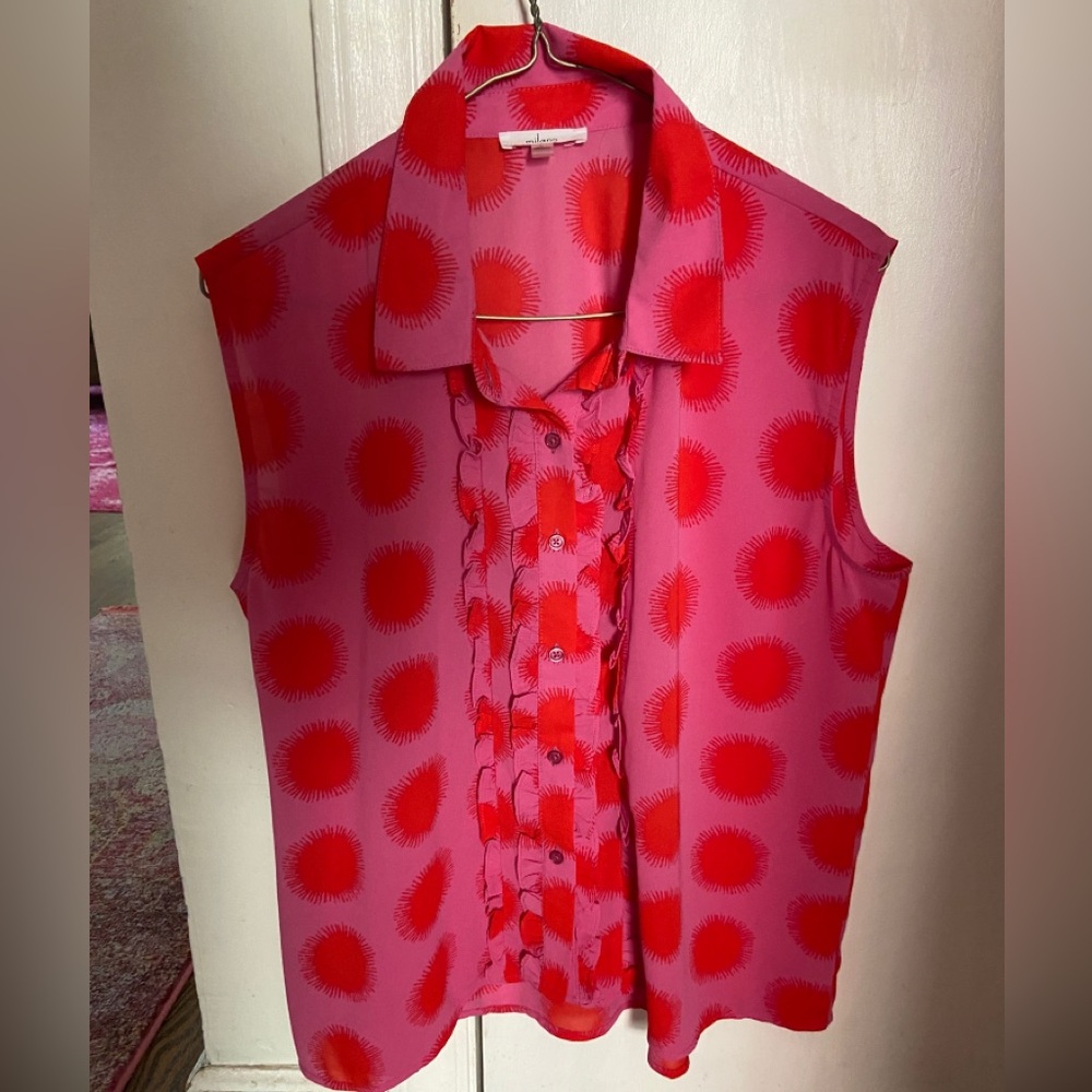 NWOT colorful sleeveless top